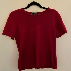 Eddie Bauer fine Italian Marino sweater top